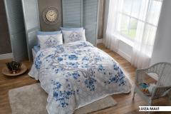 Tek Kişilik Pike Takımı Luıza Mavi