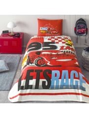 Taç Lisanslı Disney Cars Adventure Tek Kişilik Pamuk Pike Takımı