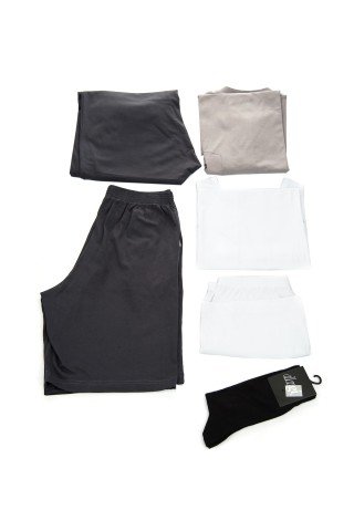 Dagi  Erkek Gri 3'lü Takım  O Patlı Çeyiz Seti E0213Y0530 M beden