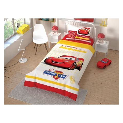 Taç Disney Cars Çek Canlandır Tek Kişilik Nevresim Takımı