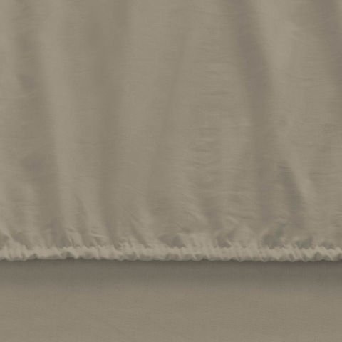 Taç Lastikli Çarşaf Seti Kahve Tek Kişilik