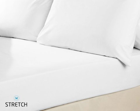 Stretch Classic Çarşaf Battal Boy Çift Kişilik Pembe - 200x200 cm