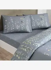 Taç Ranforce Serelis Çift Kişilik Nevresim Takım-Mavi