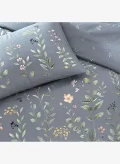 Taç Ranforce Serelis Çift Kişilik Nevresim Takım-Mavi