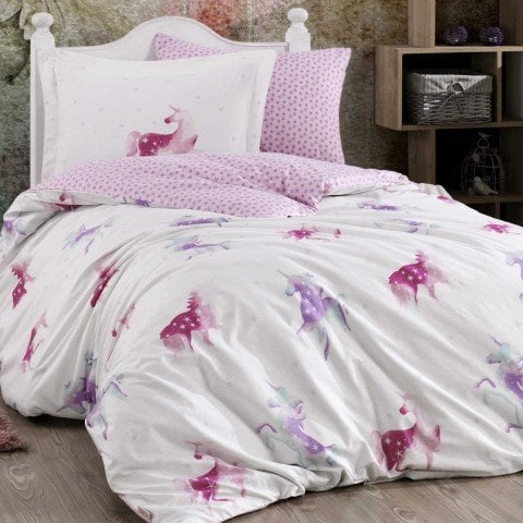 Hobby Poplin Tek Kişilik Nevresim Takımı Mia