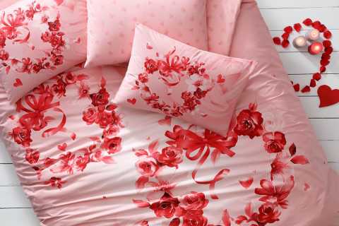 Taç Roses Ranforce Çift Kişilik Nevresim Takımı V01 Pembe