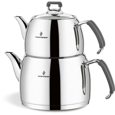 Sofram Mars Çelik Çaydanlık Seti - Orta 160