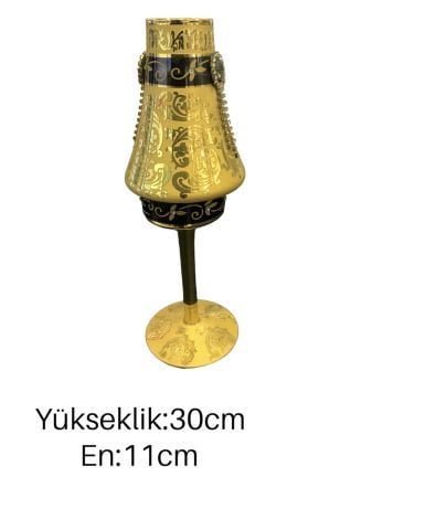 Yks gold Swarovski taş işlemali salon takımı 6 parça