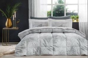 Özdilek Frunze Gri Çift Kişilik Uyku Seti