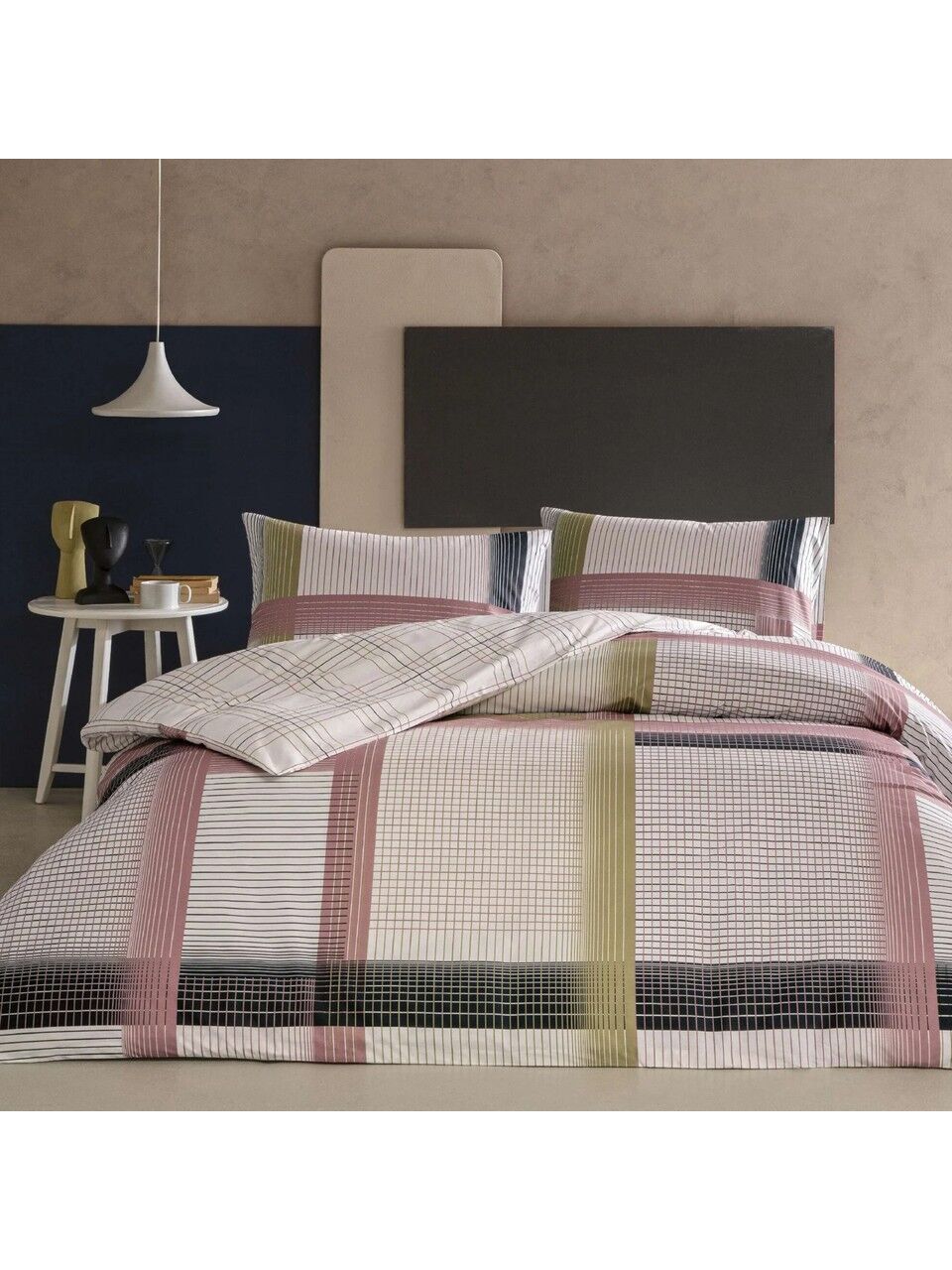 Taç Zyra Ranforce Tek kişilik Nevresim Takımı Pembe