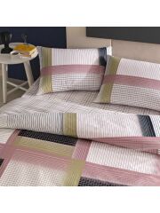 Taç Zyra Ranforce Tek kişilik Nevresim Takımı Pembe