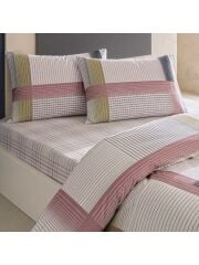 Taç Zyra Ranforce Tek kişilik Nevresim Takımı Pembe