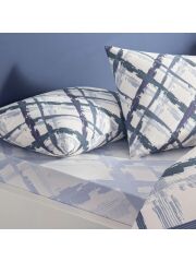 Taç Ranforce Genç Modası Briza mavi tek Kişilik Nevresim Takımı