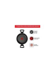 Tefal Titanium Tava 3x Force Sahan 20 cm