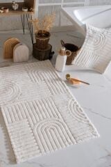 HCW Babil Pamuk Paspas Seti Ekru / 40x60-60x100 cm